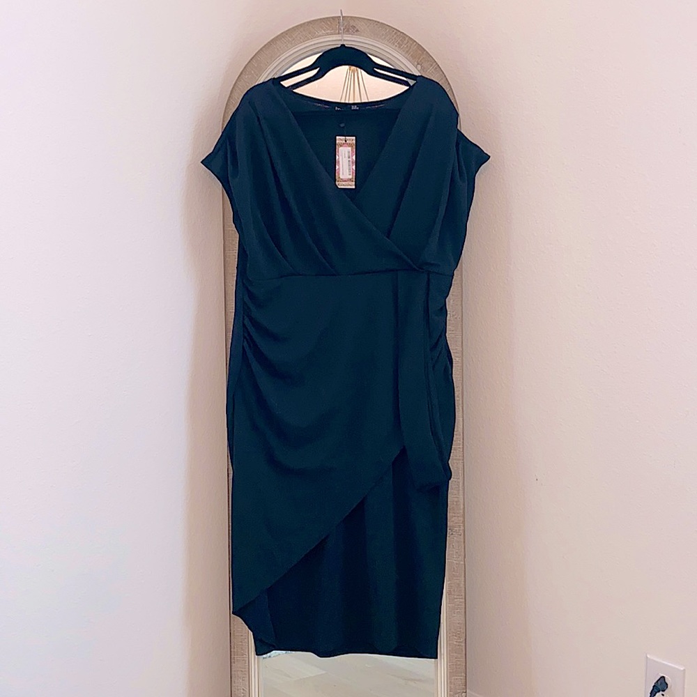 boohoo Plus Size Wrap Dress